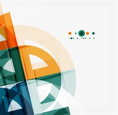 Semicircle triangle pattern N197