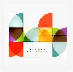 Semicircle triangle pattern N202