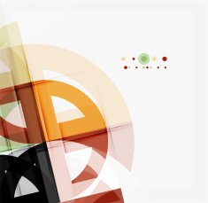 Semicircle triangle pattern N217