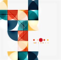 Semicircle triangle pattern N218