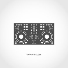 Musical instrument mixing console flat icon N2