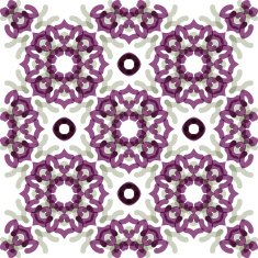 Seamless vector geometric abstract pattern Creative round shapes made of N61