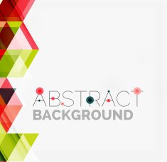 Abstract geometric background Modern overlapping triangles N274