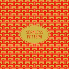 Geometric national chinese seamless pattern Wrapping Chinese new year 2015 N6
