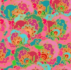 Seamless floral pattern in chinese style N4