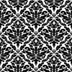 Seamless pattern in damask style