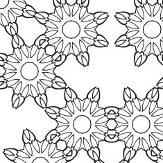 Abstract flower seamless pattern background N2