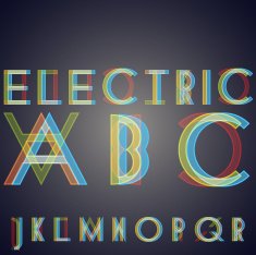 Alphabet with effect of interference N2