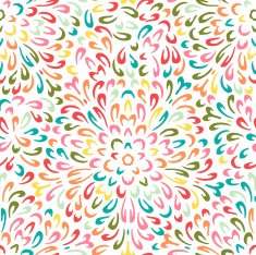 Seamless colorful background made of exotic pattern N24