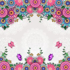 Floral background N760