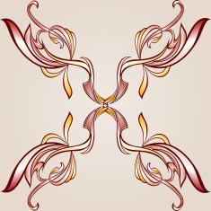 Floral cross element N2
