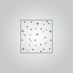 Vector pattern made with stars in square N2
