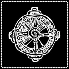 Hunab Ku Mayan symbol Vector illustration N2