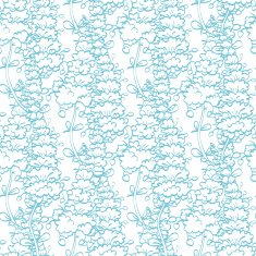 Vector Seafoam Green Floral Texture Seamless Pattern