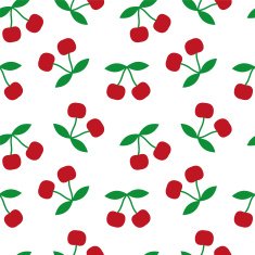 Cherry seamless texture vector