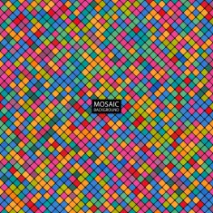 abstract mosaic background of pixel pattern colored squares