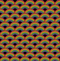 Seamless Rainbow Pattern