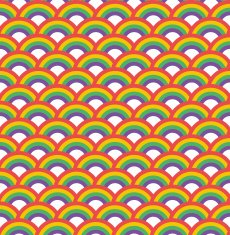 Seamless Rainbow Pattern N3