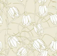 Seamless Pattern with floral ornament N75
