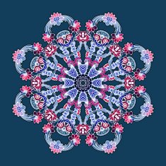 Circular Floral Ornament N7