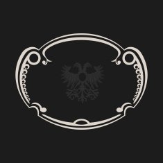 vintage retro frame Abstract black background