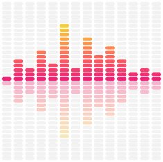 Abstract sound waves equalizer Audio pulse music N2