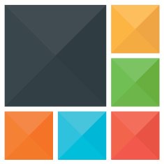 Flat vector background Color illustration