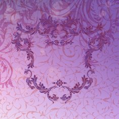 Luxury wedding invitation with floral calligraphic frame