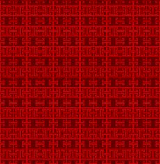 Seamless Vintage Chinese window tracery line pattern background