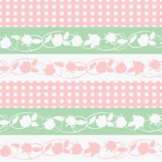 Vector seamless pattern with roses N4