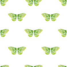 Watercolor butterflies pattern N3