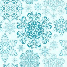 seamless snowflakes background N5