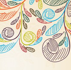 Floral abstract background N183