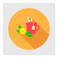 Tea with mint and lemon