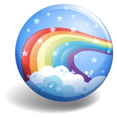 Rainbow badge