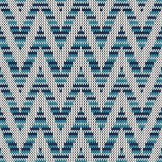 Traditional Fair Isle Pattern Seamless Knitting Ornament N11