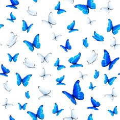 seamless background with butterflies N9