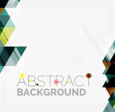 Abstract geometric background Modern overlapping triangles N281
