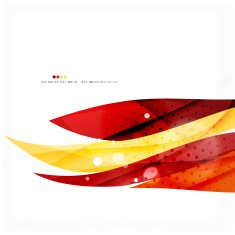 Red orange bright feather lines concept N3