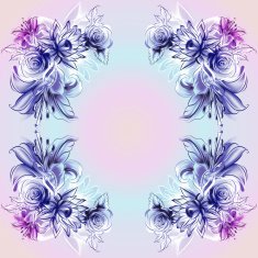 Flowers Roses lilies and camomile N23