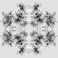 Flowers Roses lilies and camomile N24