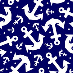 Beautiful blue anchor seamless pattern for your business N2