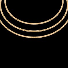 Gold Chain Jewelry Vector Illustration N12