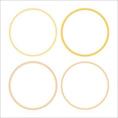 Gold Chain Jewelry Vector Illustration N13