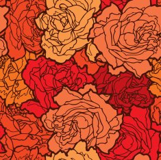 Seamless pattern with flowers rose N32