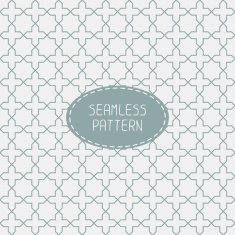 Geometric line lattice seamless arabic pattern Oriental style Wrapping paper N7