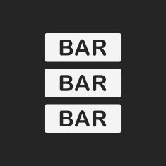 Bar shop sign icon N2