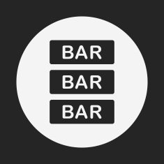 Bar shop sign icon N3
