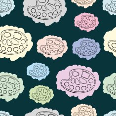 The seamless painted palettes