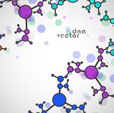 Molecule background colorful illustration N58